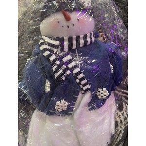 Vintage Plush Snowman “ Crystal “ Fund Raising By House of LLoyd Still Package